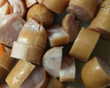 ウインナーと野菜のパスタ◆レトルト活用作り方3写真