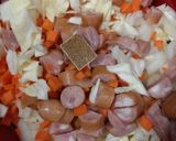 ウインナーと野菜のパスタ◆レトルト活用作り方4写真