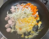 朝から元気を作る為のガッツリ炒飯！作り方4写真