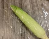 【簡単】レンジでトウモロコシ作り方1写真