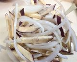 超簡単！さつま芋と玉ねぎのかき揚げ作り方1写真