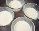 フライパンで10分簡単生クリームプリン作り方4写真