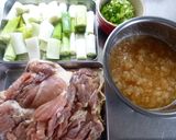 ストウブでチキンのおろしソース作り方1写真