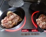 ストウブでチキンのおろしソース作り方3写真