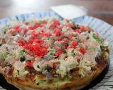 受験生応援！粘れ…長芋めんたいお好み焼き作り方6写真