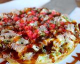 受験生応援！粘れ…長芋めんたいお好み焼き作り方7写真