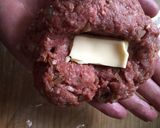 とろけるチーズ入りデミグラスハンバーグ作り方4写真
