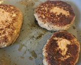とろけるチーズ入りデミグラスハンバーグ作り方8写真