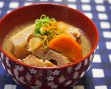 生姜で芯から温まる❤根菜の具だくさん汁作り方3写真