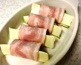 ベーコンで巻いたアボカドのオーブン焼き作り方4写真