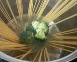 ベーコンとブロッコリーのピリ辛パスタ作り方4写真