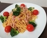 ベーコンとブロッコリーのピリ辛パスタ作り方11写真