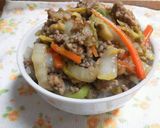 ご飯がススム!!　肉カレー☆白菜炒め作り方5写真