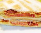 厚切りトマトを玉子で包んだサンドイッチ⌘作り方5写真