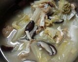 白菜の煮物リメイク★あっさり豆乳ラーメン作り方1写真