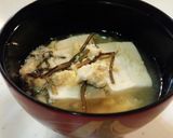 食欲のない時でも♪塩昆布で豆腐のたまご汁作り方4写真