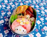 幼稚園 キャラ弁♡ひつじ キティ作り方4写真