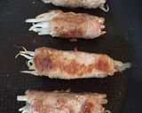 もやし豚肉巻き。ピリ辛照り焼き！お弁当に作り方3写真