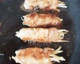 もやし豚肉巻き。ピリ辛照り焼き！お弁当に作り方4写真