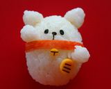 キャラ弁*俵おにぎりの招きネコ♡作り方8写真