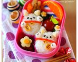 キャラ弁*俵おにぎりの招きネコ♡作り方10写真