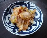 白菜と豚肉のオイスター炒め♪作り方5写真
