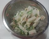 簡単！桜エビ入り大根ネギ焼き作り方2写真