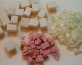 豆乳もち～ずミニグラタン作り方1写真