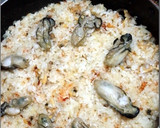 ☆超簡単　カキとあさりのチーズパエリア作り方9写真