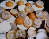 ♪さつまいもと金柑の甘煮♪作り方3写真