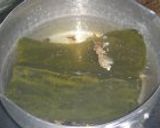 もつ鍋（醤油だし）作り方1写真