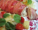 クリームチーズと鶏むね肉でくるくる～♪作り方8写真