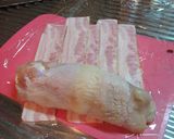 クリームチーズと鶏むね肉でくるくる～♪作り方5写真