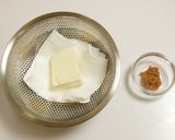 ささ身とキュウリの白和え*梅風味作り方1写真