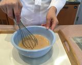 お好みソースで明太もちチーズもんじゃ焼き作り方2写真