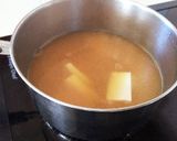 簡単☆豆腐とほうれん草のお味噌汁作り方4写真