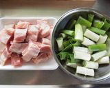 鶏もも肉とネギのにんにく甘辛焼き作り方1写真