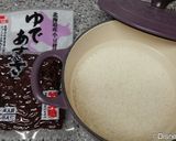 簡単で美味しいあずき粥♪作り方1写真