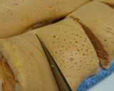HMと野菜ジュースでモチっとロールケーキ作り方9写真