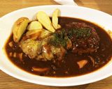 美味☆きのこ煮込みハンバーグ作り方13写真