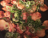 簡単！長芋と鶏肉のおかかねぎ醤油炒め作り方8写真
