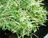 豆苗とウィンナーの塩、胡椒炒め作り方6写真