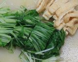 水菜と薄揚げの煮浸し作り方2写真