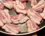 豚バラとたっぷりほうれん草ミルクソース作り方2写真