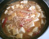 カニカマ 豆腐 えのき 味噌 中華餡かけ作り方5写真