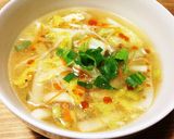 ヘルシー♡余り野菜と白菜たっぷりの酸辣湯作り方4写真