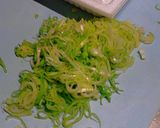 つまみok★ﾈｷﾞいっぱい巾着納豆(^^作り方1写真