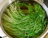 水菜と林檎のみぞれ酢作り方1写真