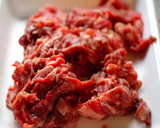 牛肉と舞茸のカレーソース炒め　作り方1写真