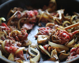牛肉と舞茸のカレーソース炒め　作り方5写真